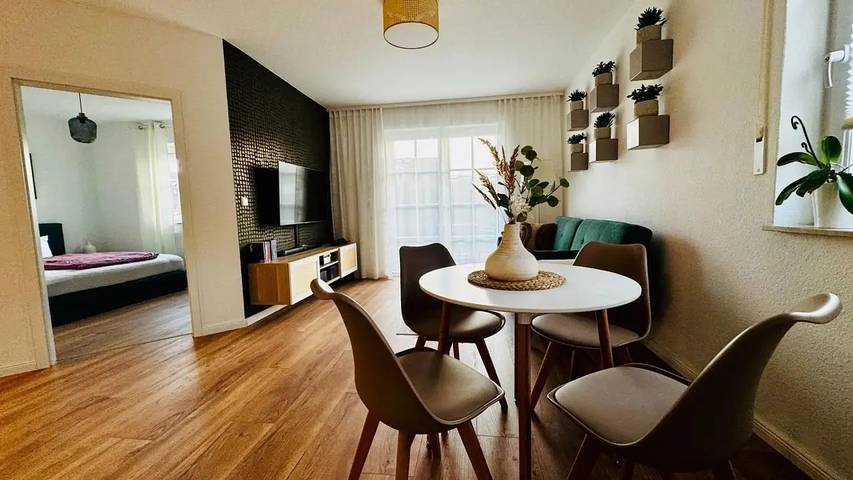 Ferienwohnung für 3 Personen, mit Garten