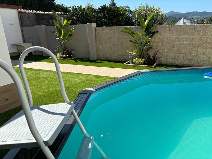 Ferienwohnung für 6 Personen, mit Pool und Ausblick sowie Garten - 1