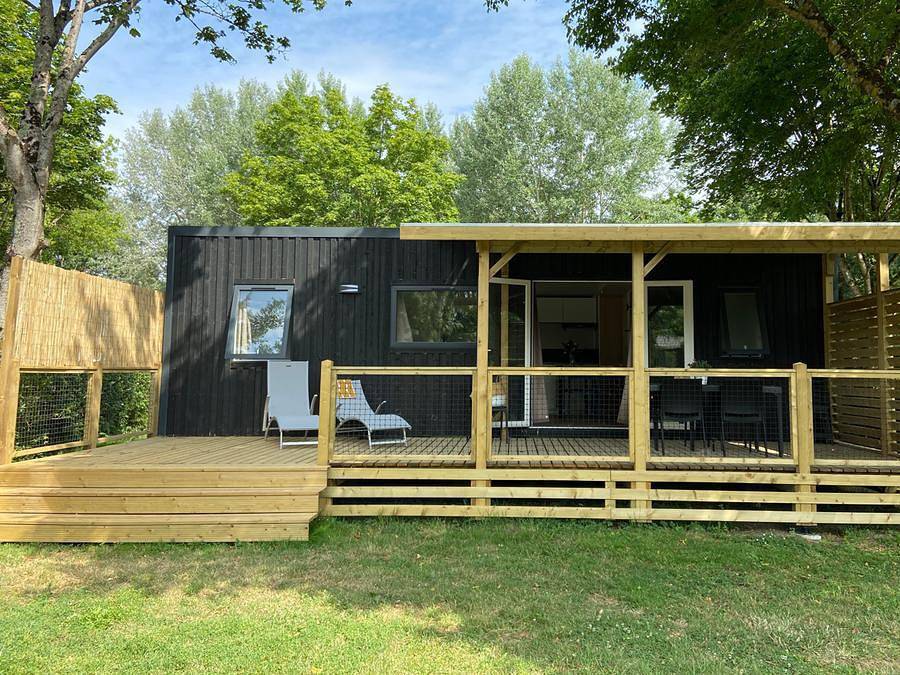 Flower Camping du Port Caroline - Mobilhome 6 personnes - New // Homeflower Premium 3 chambres 35m² + Terrasse semi-couverte + Lv in Loire-Authion, Vallée de la Loire