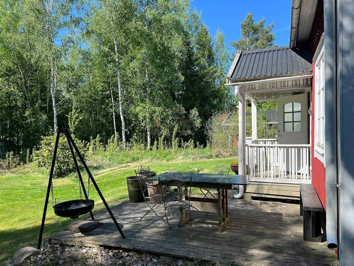 Schöne schwedische Hütte am Fryken in Värmland