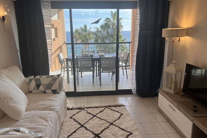 Location de vacances pour 6 personnes, avec balcon et piscine, animaux acceptés dans Cannes La Bocca