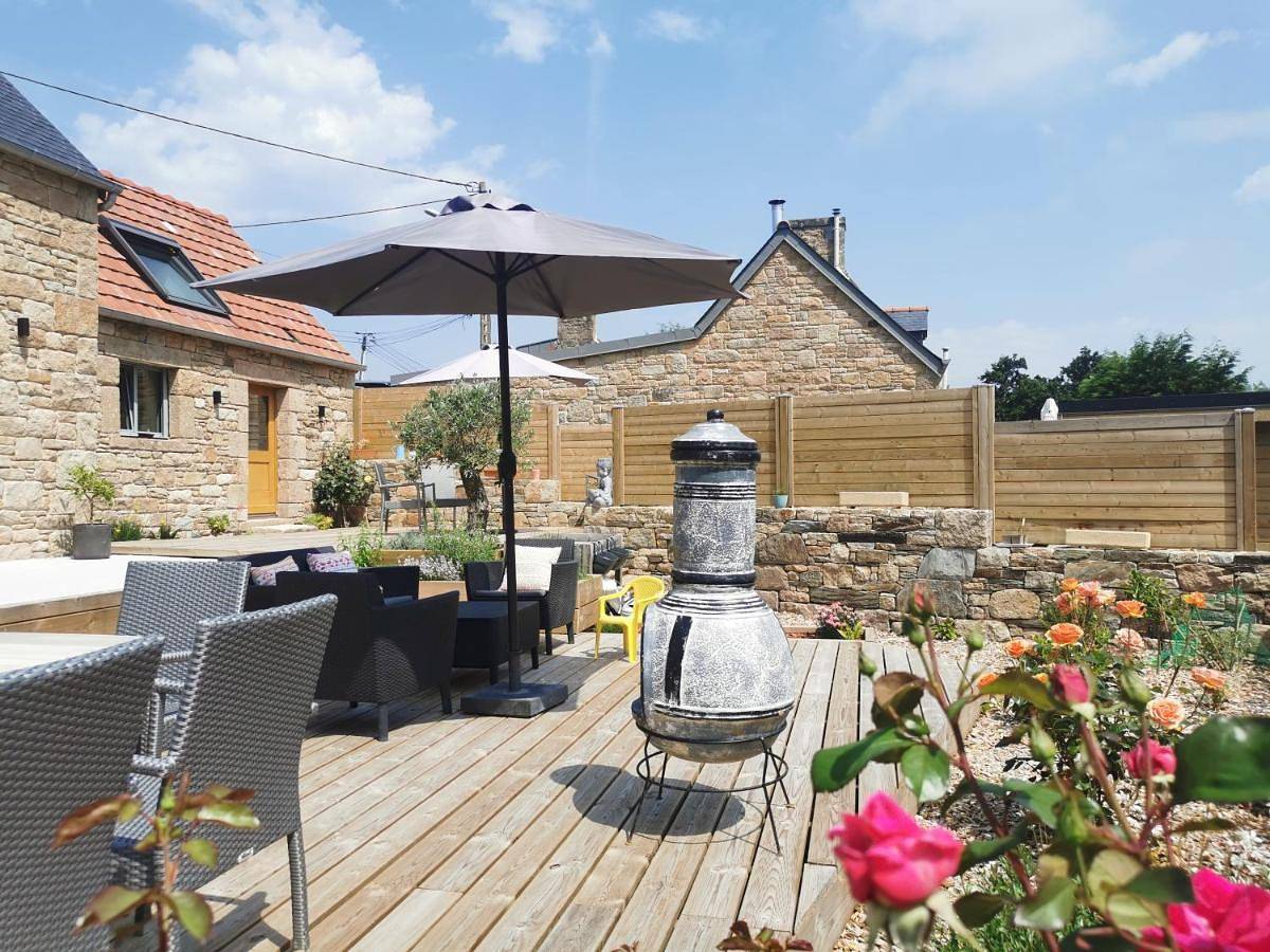 Double Room with Private Bathroom in Pleumeur-Bodou, Côte de Granit Rose
