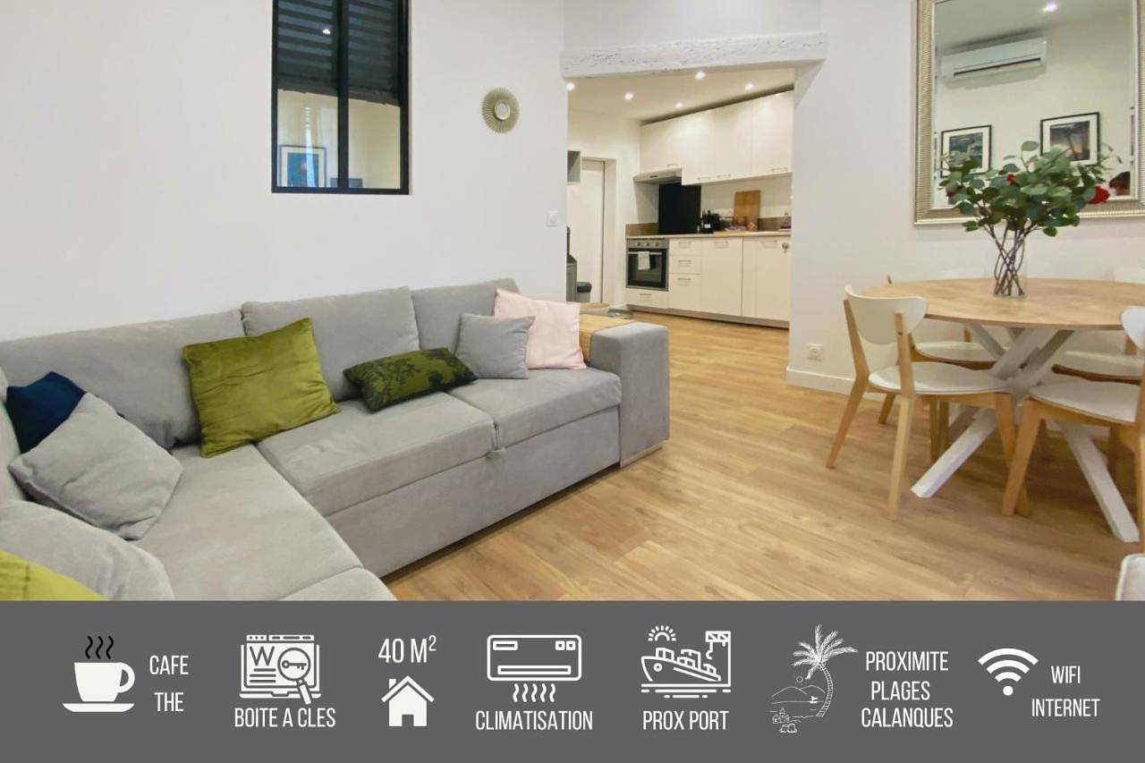 Appartement entier, One-Bedroom Apartment in La Ciotat, Région de Marseille