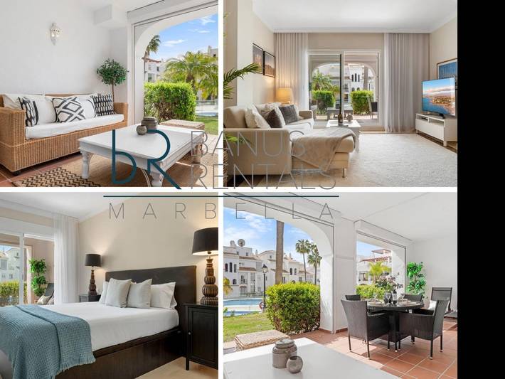 Appartement de vacances pour 4 personnes, avec terrasse ainsi que jardin et piscine - 1