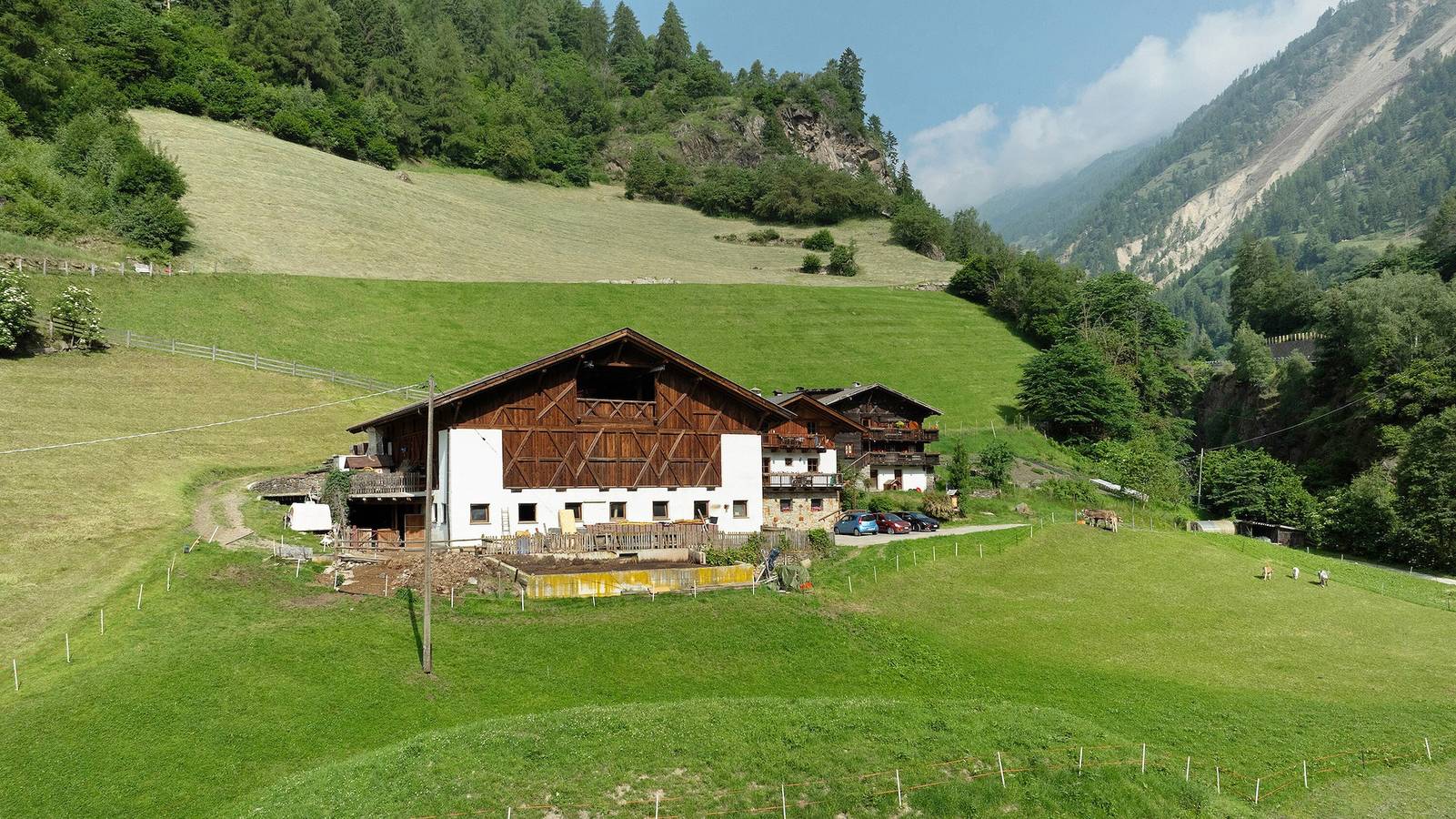 Ganze Wohnung, Ferienwohnung 'Ausser Brugghof Heidi' mit Bergblick, Gemeinschaftsgarten und Wlan in Katharinaberg, Schnals