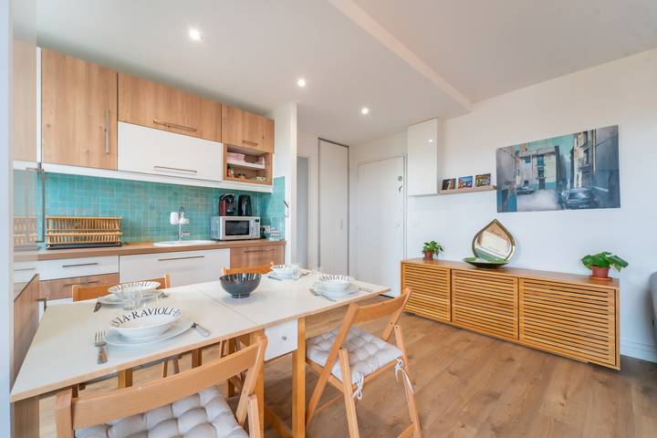 Ganze Wohnung, Ferienwohnung für 4 Personen mit Balkon in Paris, Ile de France