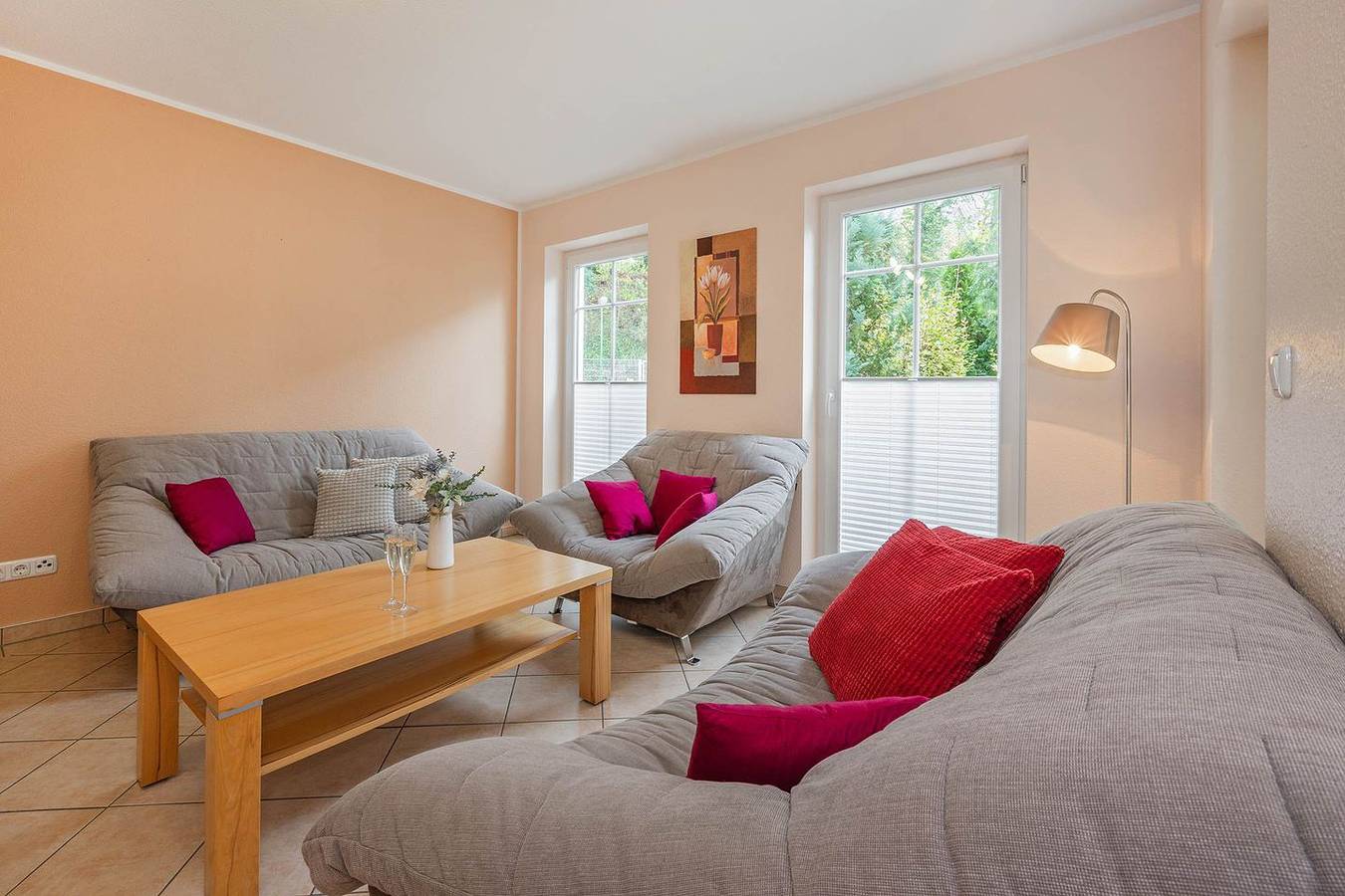 Apartamento entero, Quartier am Kirchberg 01 - ruhige Wohnanlage mit Terrasse und zwei Schlafzimmern in Zinnowitz, Usedomer Norden