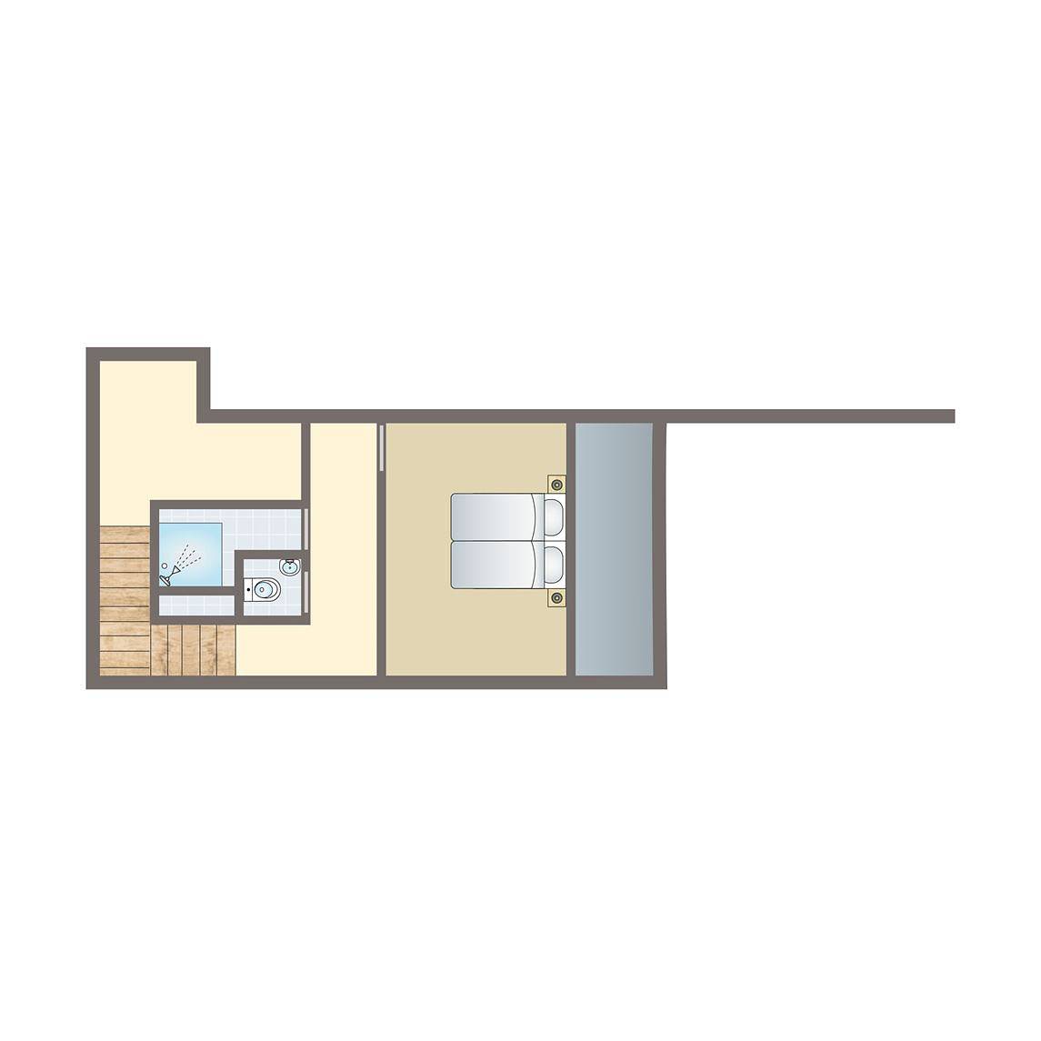 Bungalow für 6 Personen mit Balkon in Lipno, Nationalpark Böhmerwald