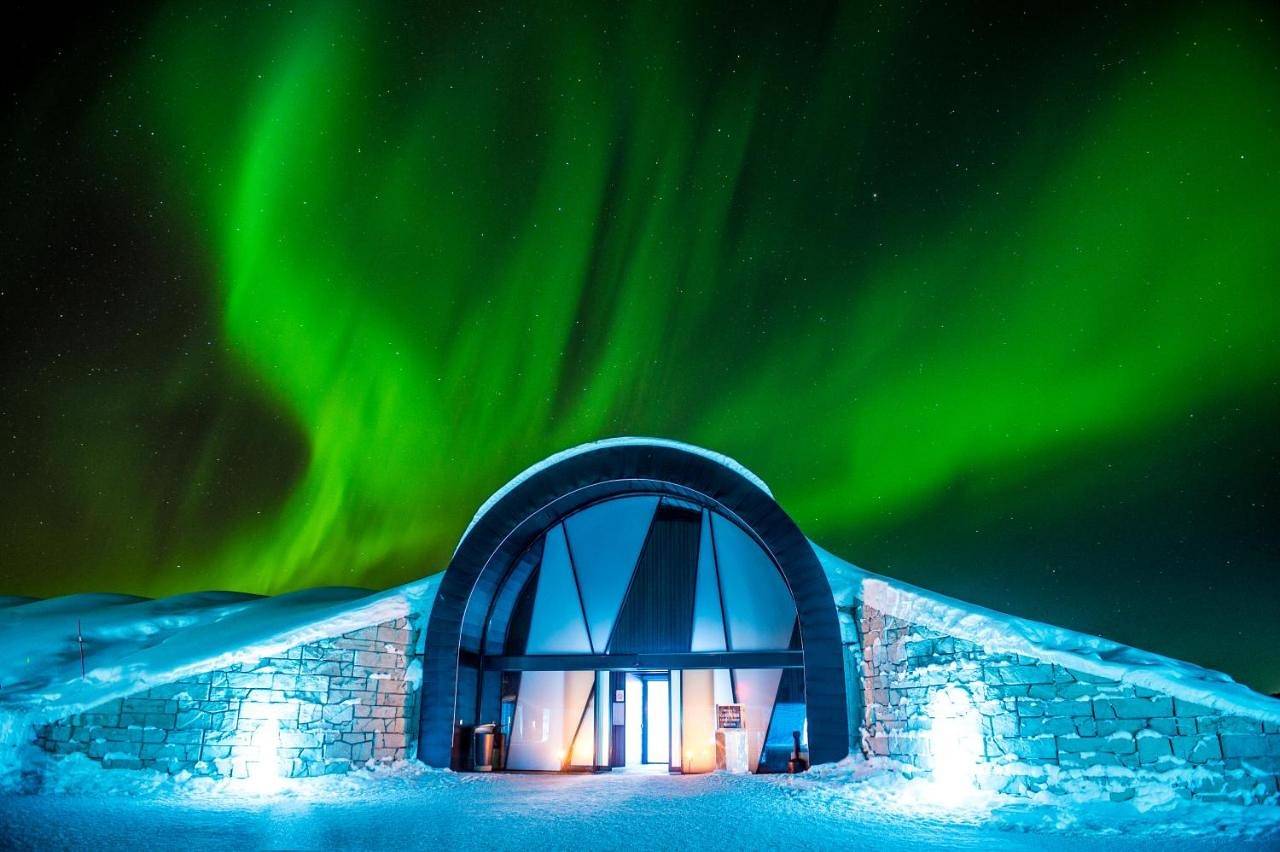 Icehotel in Kiruna, Lapland (Zweden)