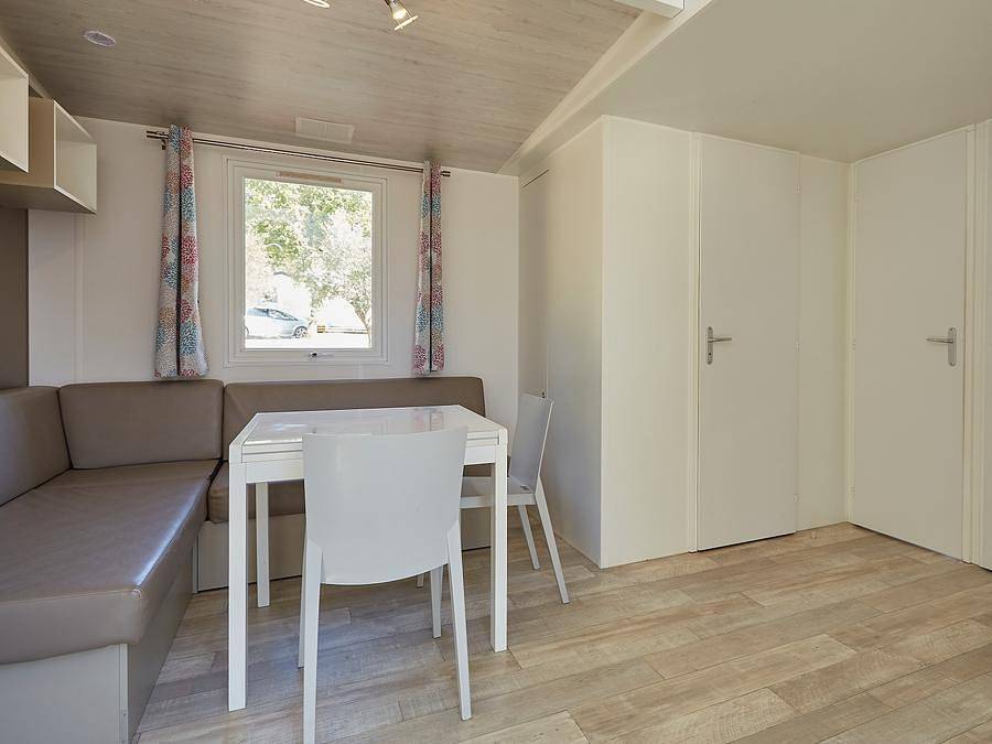 Camping Vieux Moulin - Mobilheim 6 personen - Comfort Xl | 3 Zi. | 6 Pers. | Erhöhte Terrasse | Klima. in Vensac, Lesparre-Médoc und Umgebung