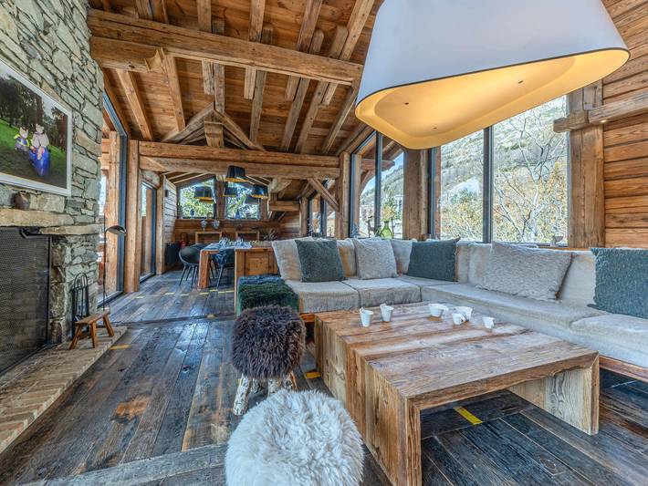 Chalet pour 12 personnes, avec balcon à Val-d'Isère