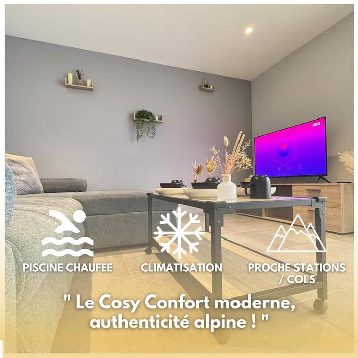 Appartement de vacances pour 6 personnes, avec terrasse ainsi que vue et piscine