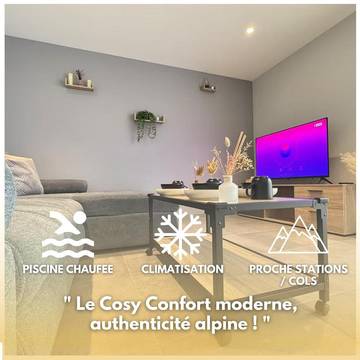 Gîte pour 6 personnes, avec piscine ainsi que vue et terrasse à Saint-Avre