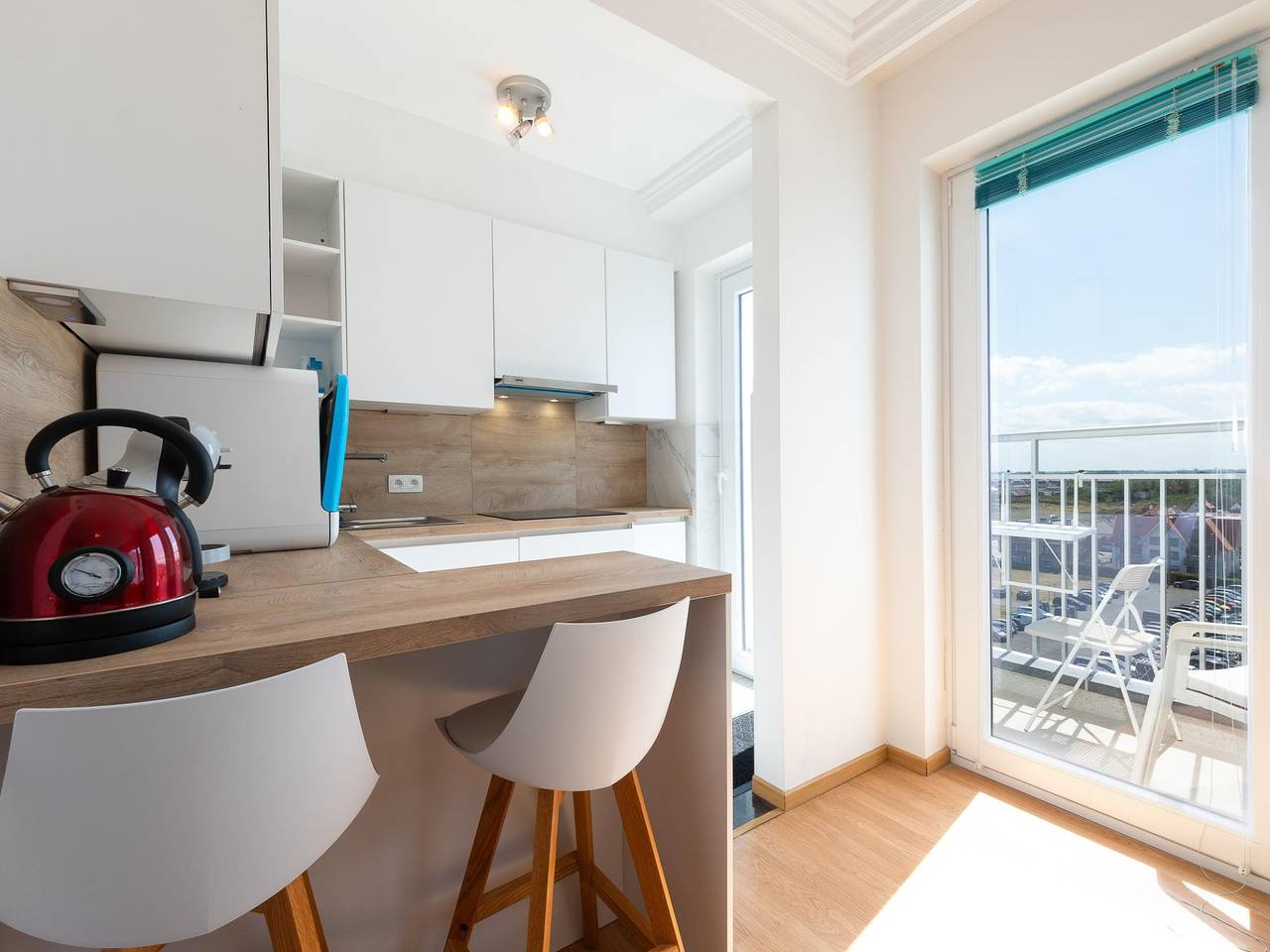 Studio mit Terrasse und herrlicher Aussicht in Middelkerke, Belgische Küste