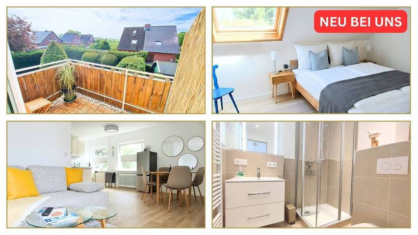 Ferienwohnung für 2 Personen, mit Balkon - 1