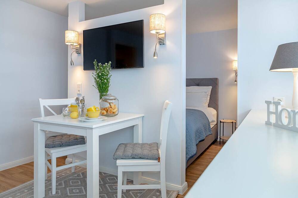 Ganze Wohnung, Strandkönig 3 - Direkte Strandlage, mod. 1 Zimmerap. mit Balkon - Andreas-Dirks in Westerland, Sylt (Gemeinde)