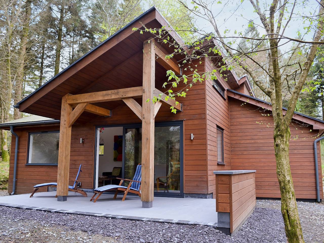 Log Cabin for 2 People in Gwynedd, North-Wales