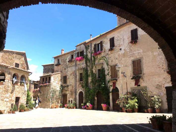 Appartamento per 4 persone, con terrazza a Montemerano