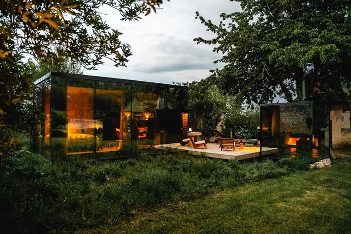 Gîte pour 2 personnes, avec Terrasse et Jardin ainsi que Sauna et Vue
