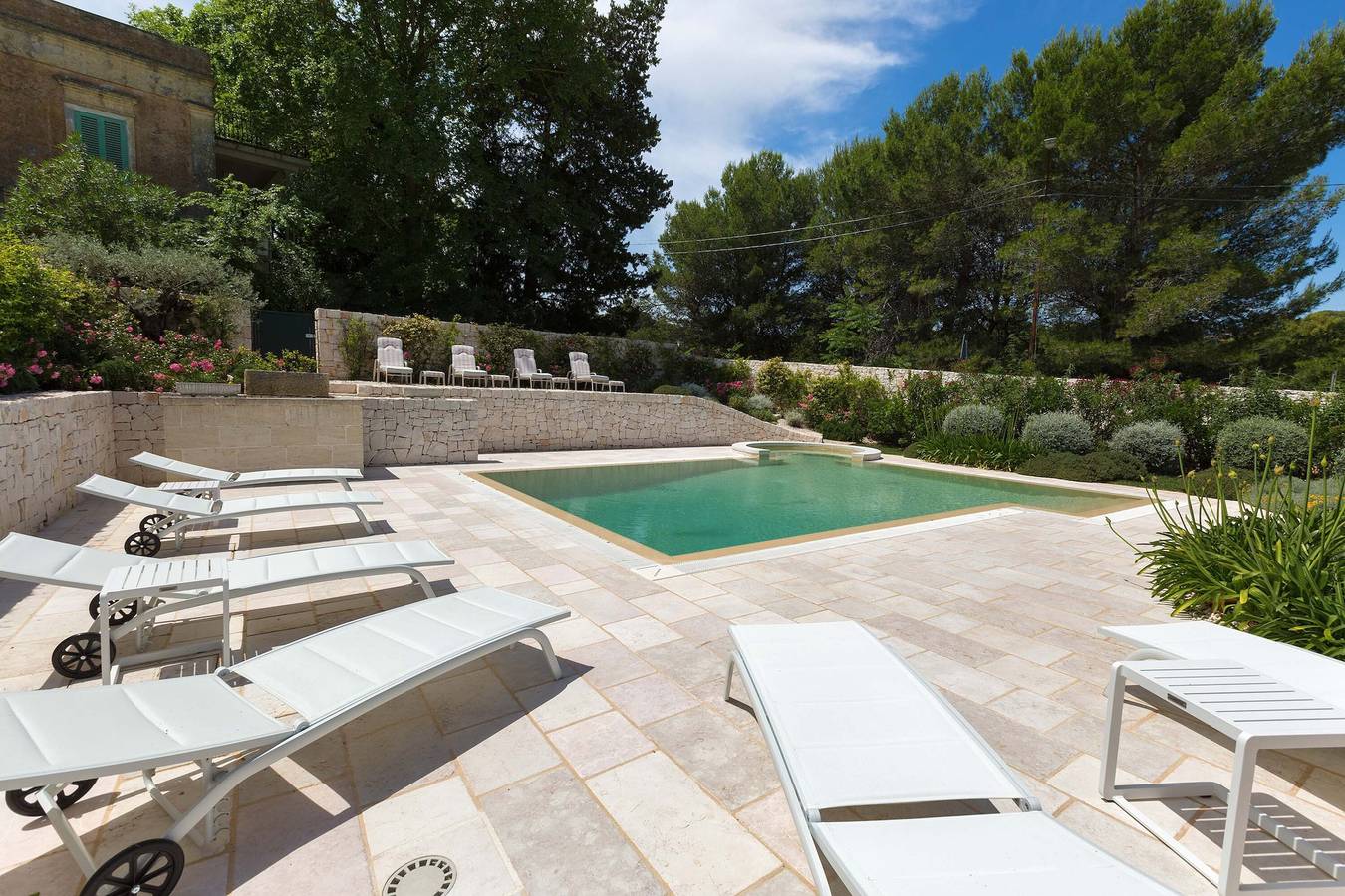 Villa für 12 Personen mit Ausblick in Laureto, Fasano