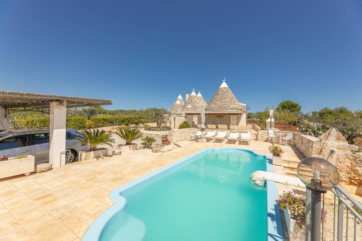Trullo für 5 Personen, mit Balkon/Terrasse in Ostuni - 4