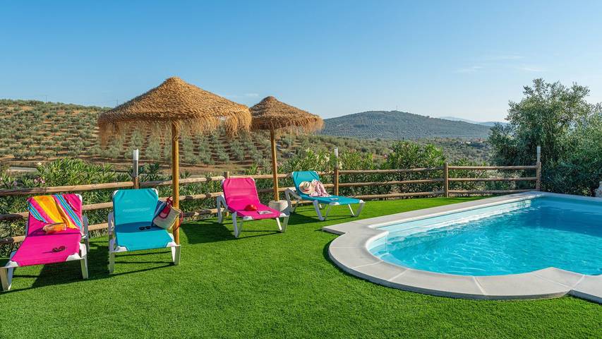 Casa rural para 18 personas, con balcón/terraza en Riogordo - 2