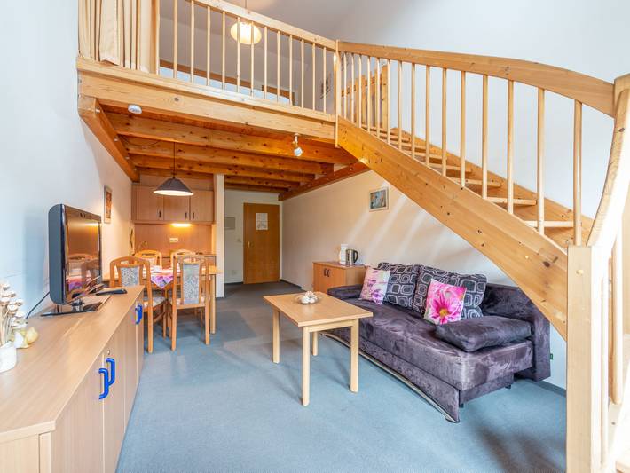 Ferienwohnung für 2 Personen, mit Balkon und Garten sowie Seeblick in Landkreis Cham