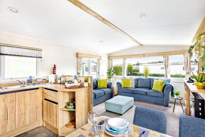 Glamping for 6 people, with garden and terrace in Harrogate