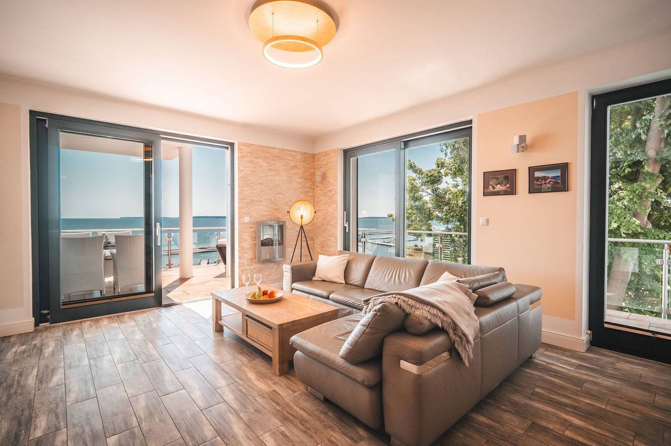 Ganze Wohnung, Villa Friede-Marie, App. Ostseeweitblick -großer Balkon und traumhaften Meeblick in Sassnitz, Nationalpark Jasmund