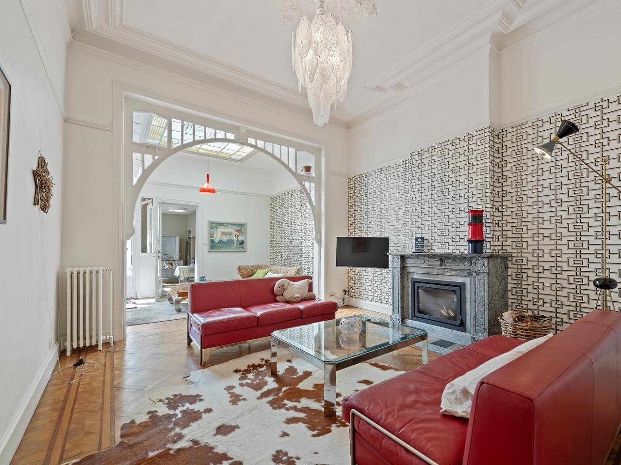 Villa with a stove and a hot tub in the Ardennes in Ronse, East Flanders