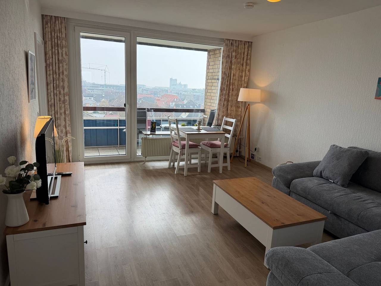 Ganze Ferienwohnung, Bue - Haus Rainer (Sm) - 601 2-Raum Balk Meerblick (Bc.a5) in Büsum, Dithmarschen