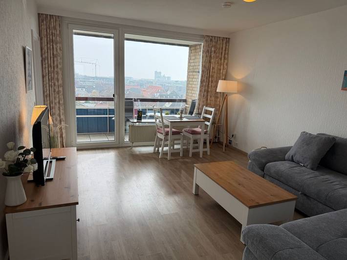 Ganze Ferienwohnung, Bue - Haus Rainer (Sm) - 601 2-Raum Balk Meerblick (Bc.a5) in Büsum, Kreis Dithmarschen