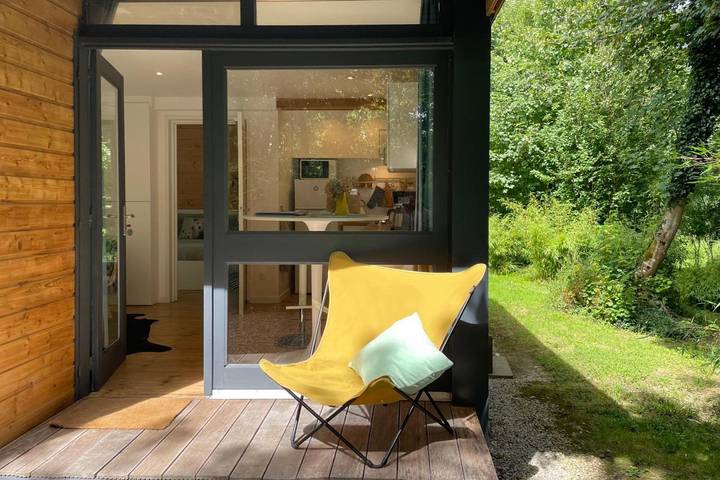 Maison de campagne pour 2 personnes, avec jardin ainsi que terrasse et vue à Bonningues-lès-Calais