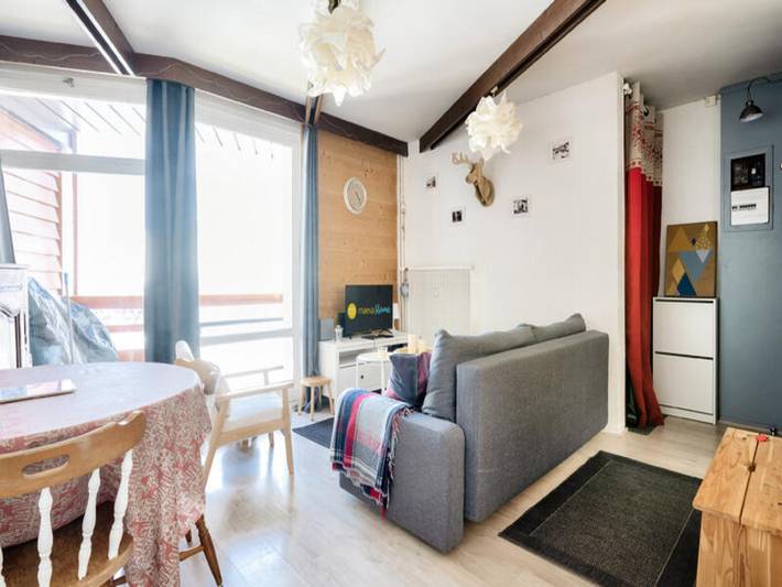 Apartamento para 5 personas, con piscina y terraza en La Mongie