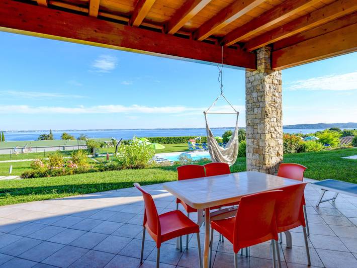 Ferienwohnung für 6 Personen, mit Balkon und Pool in Moniga del Garda - 4