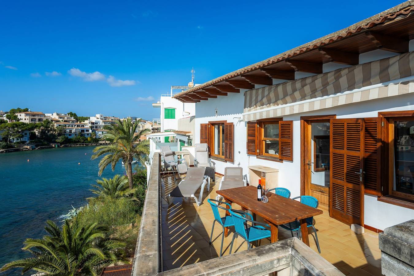 Ferienhaus "Michaela" mit Meerblick, privater Terrasse und Wlan in Portopetro, Santanyí