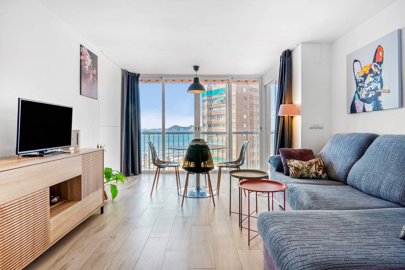 Appartement à Benidorm avec vue sur la mer, balcon et Wi-Fi in Playa de Levante, Costa Blanca