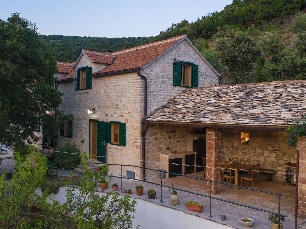 Villa für 6 Personen in Postira, Split-Dalmatien