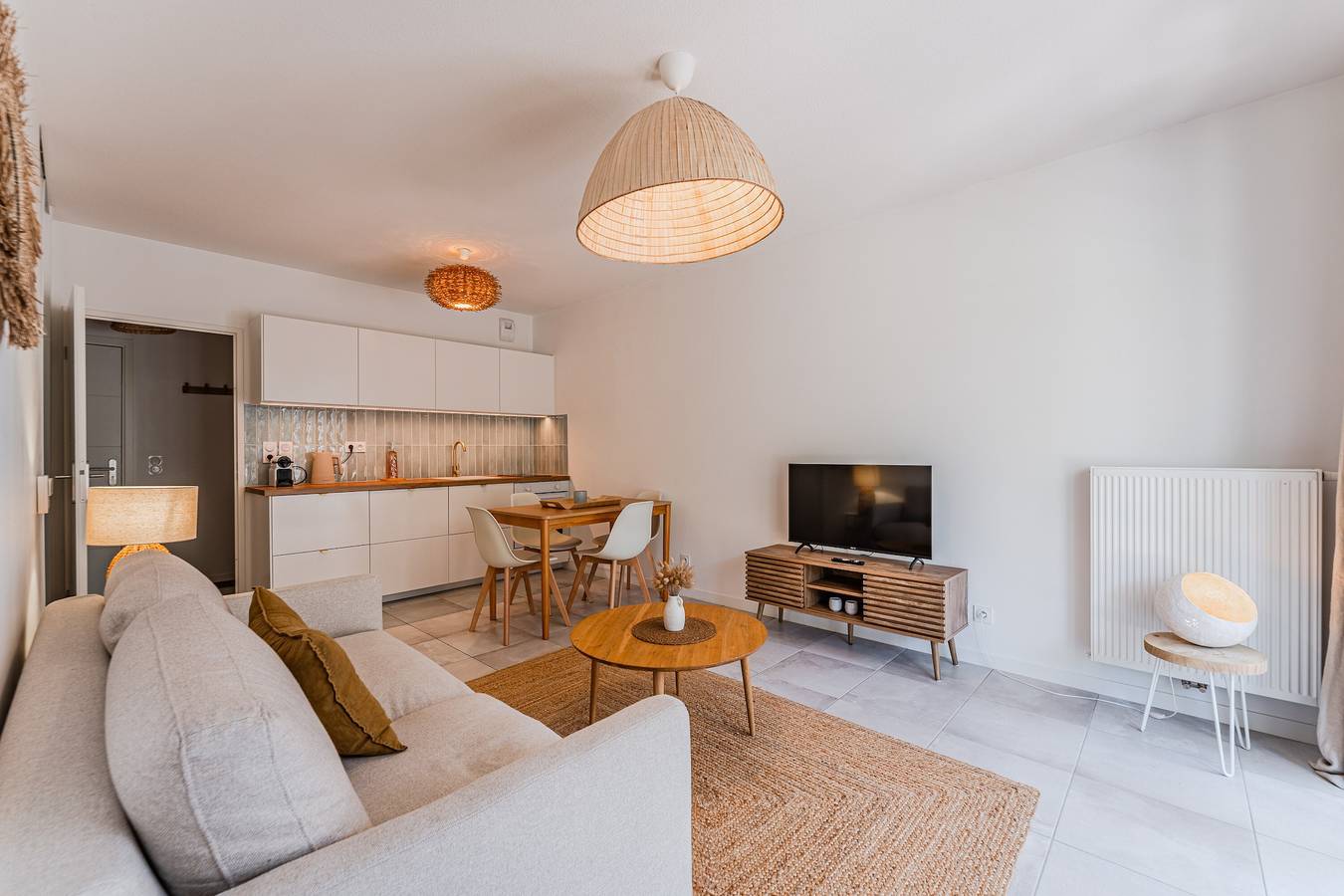Appartement entier, Appartement « Cocon Des Sables-Bassin d’Arcachon » avec piscine partagée, terrasse privée et Wi-Fi in La Teste-de-Buch, Région d'Arcachon