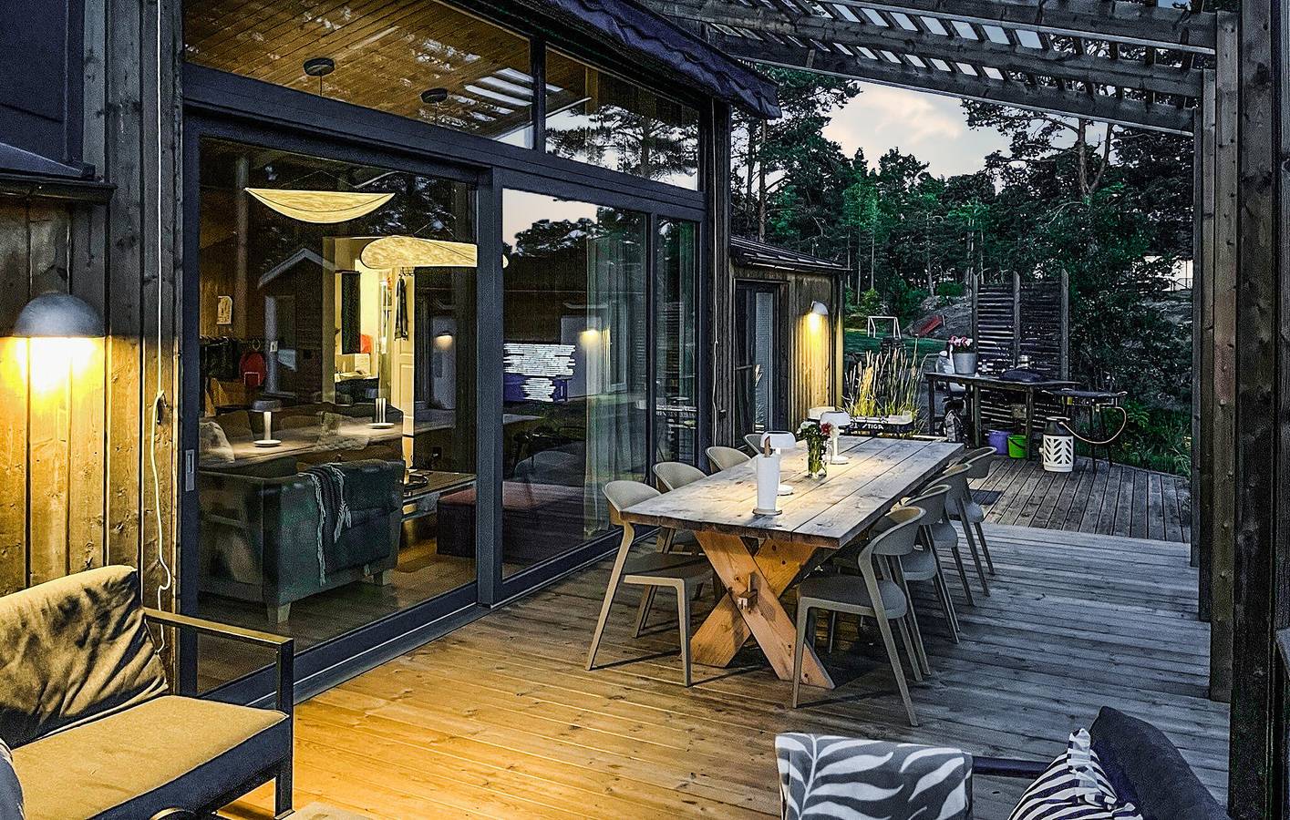 Vacation house for 8 people with terrace in Vikbolandet