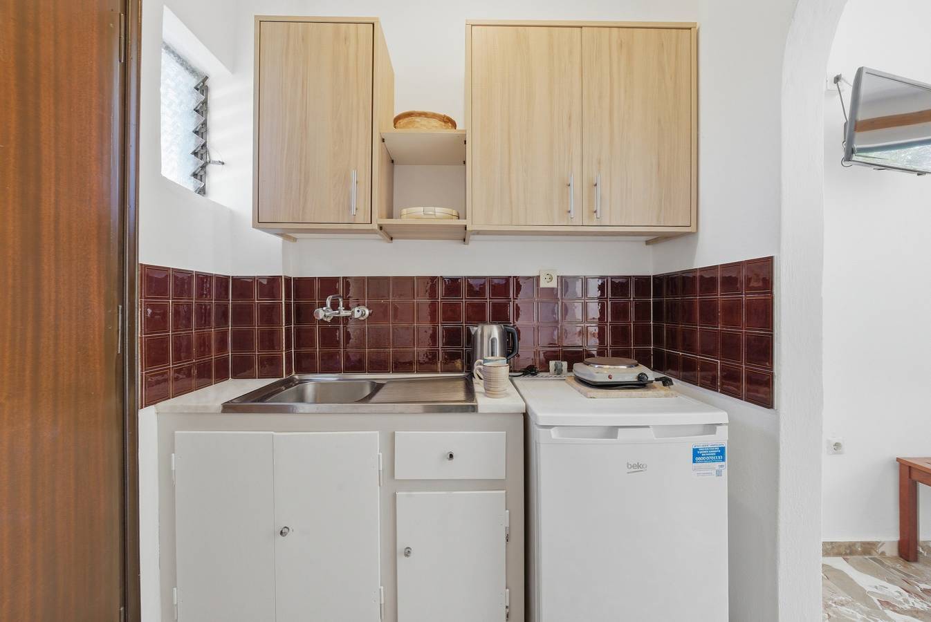 Ganzes Studio, Einzimmerwohnung 'Alexandra Studio 6' mit privatem Balkon und Wlan in Korfu