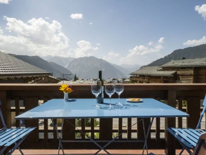 Apartament wakacyjny dla 6 osób, z Balkon i Widok w Verbier