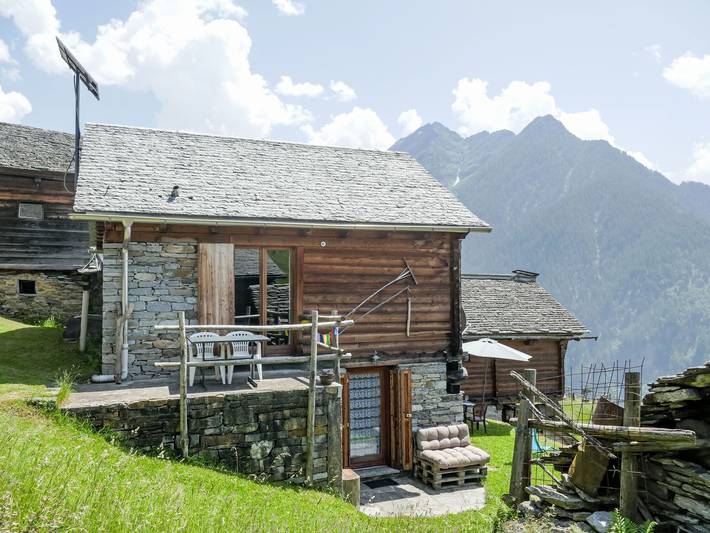 Ferienhaus für 6 Personen, mit Terrasse und Garten sowie Ausblick