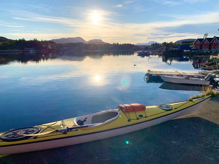 Camping voor 4 personen, met uitzicht en tuin, met huisdier in Noorwegen