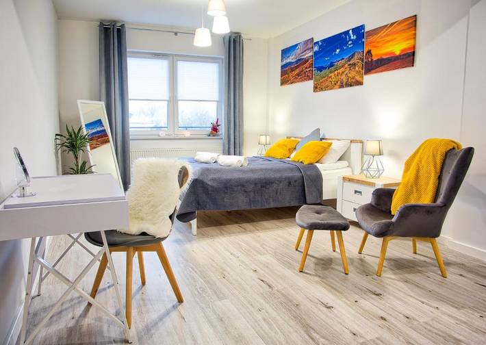 Apartament wakacyjny dla 6 osób, z Balkon i Taras oraz Widok w Lesko