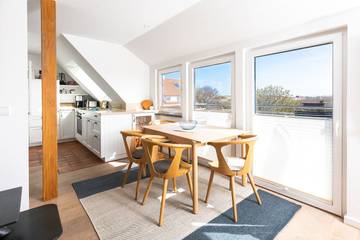 Ferienwohnung für 4 Personen, mit Garten und Balkon auf Juist