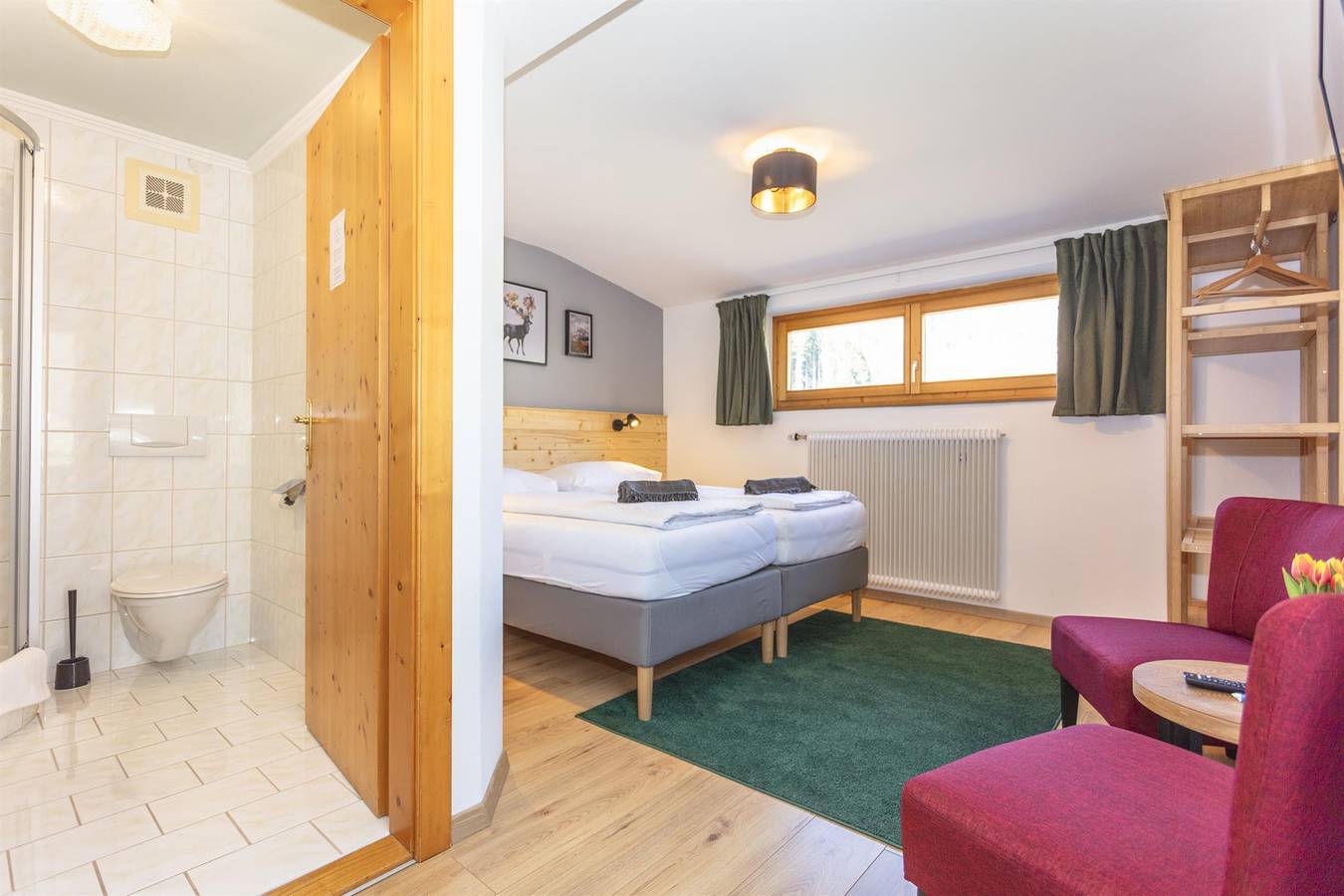 Doppelzimmer mit Dusche, Wc in Maria Alm, Pinzgau