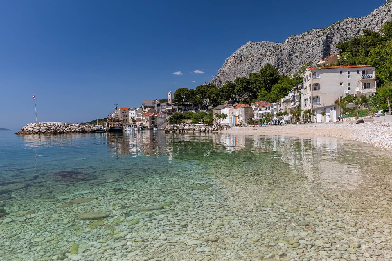 Ganze Wohnung, 1-Zimmer-Ferienwohnung am Strand Drasnice, Makarska A-2670-c in Drašnice, Makarska Riviera