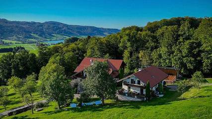 Bauernhof für 2 Personen, mit Ausblick und Garten am Mondsee