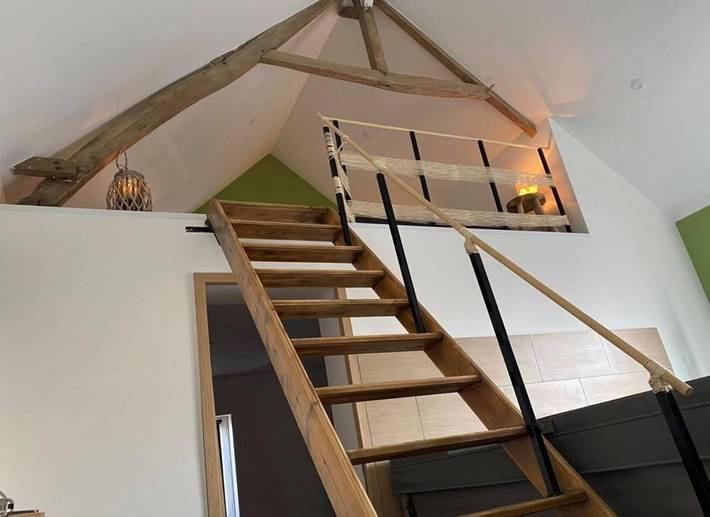 Chambre d’hôte pour 2 personnes, avec Jacuzzi ainsi que Terrasse et Sauna à Aire-sur-la-Lys
